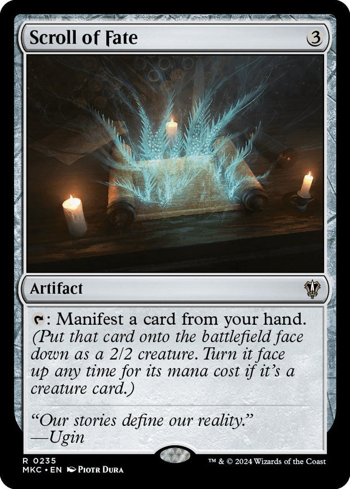Scroll of Fate [Murders at Karlov Manor Commander] Magic: The Gathering
