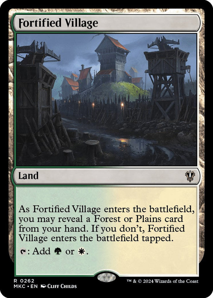 Fortified Village [Murders at Karlov Manor Commander] Magic: The Gathering