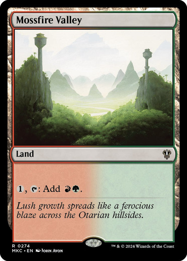Mossfire Valley [Murders at Karlov Manor Commander] Magic: The Gathering