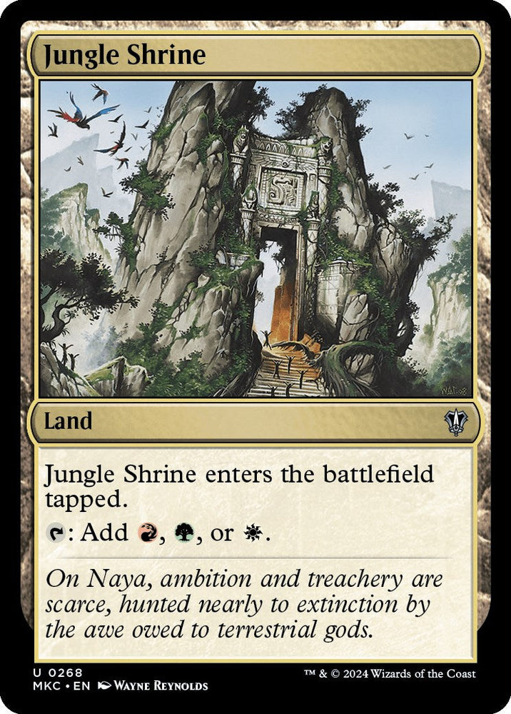 Jungle Shrine [Murders at Karlov Manor Commander] Magic: The Gathering