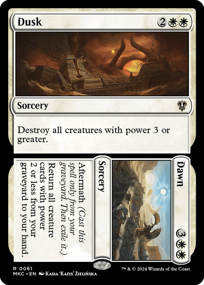 Dusk // Dawn [Murders at Karlov Manor Commander] Magic: The Gathering