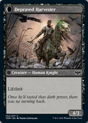 Desperate Farmer // Depraved Harvester [Innistrad: Crimson Vow] Magic: The Gathering