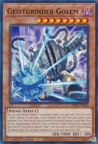 Geistgrinder Golem [PHNI-EN002] Common - Yugioh Cards For Your TCG Needs!
