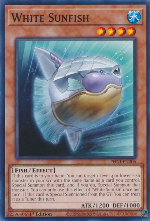 White Sunfish [PHNI-EN006] Common - Yugioh Cards For Your TCG Needs!
