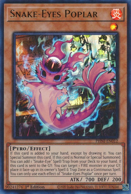 Snake-Eyes Poplar [PHNI-EN012] Ultra Rare - Yugioh Cards For Your TCG Needs!