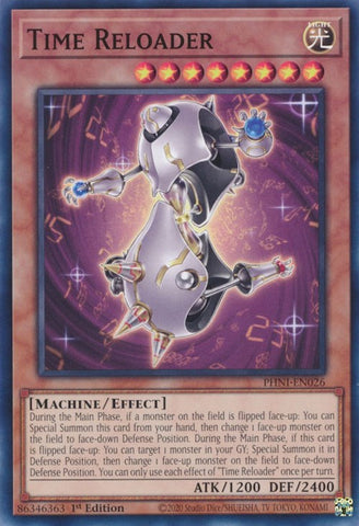 Time Reloader [PHNI-EN026] Common - Yugioh Cards For Your TCG Needs!