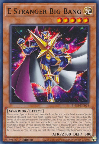 E Stranger Big Bang [PHNI-EN028] Common - Yugioh Cards For Your TCG Needs!