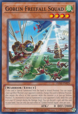 Goblin Freefall Squad [PHNI-EN029] Common - Yugioh Cards For Your TCG Needs!
