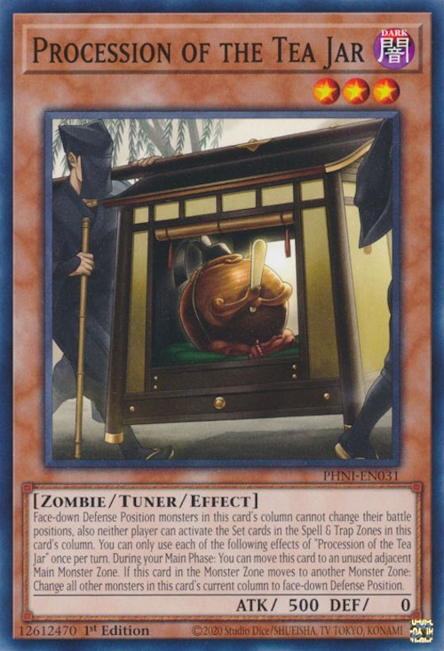 Procession of the Tea Jar [PHNI-EN031] Common - Yugioh Cards For Your TCG Needs!