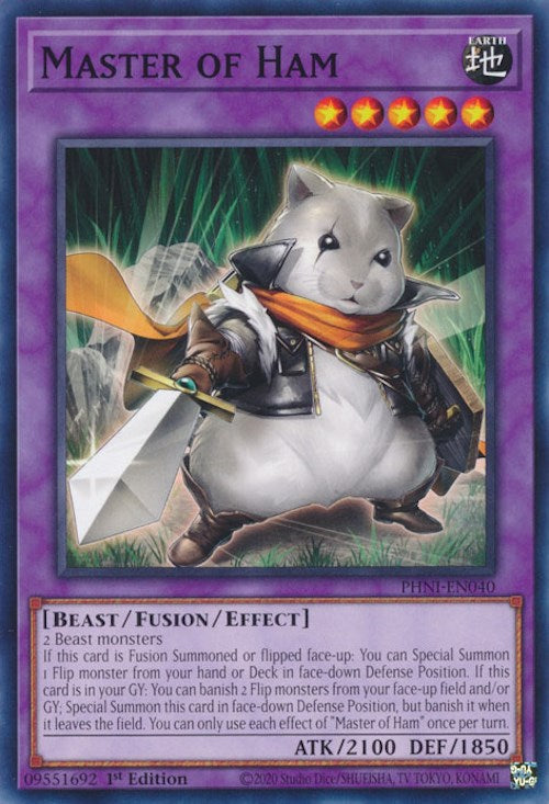 Master of Ham [PHNI-EN040] Common - Yugioh Cards For Your TCG Needs!