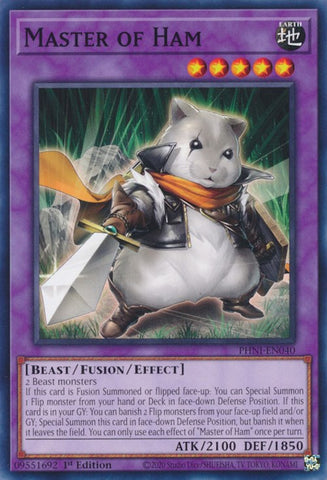 Master of Ham [PHNI-EN040] Common - Yugioh Cards For Your TCG Needs!