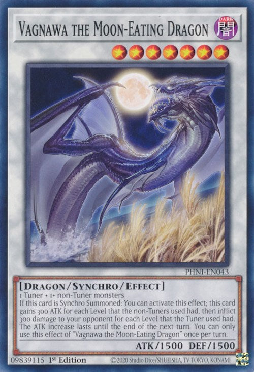 Vagnawa the Moon-Eating Dragon [PHNI-EN043] Common - Yugioh Cards For Your TCG Needs!