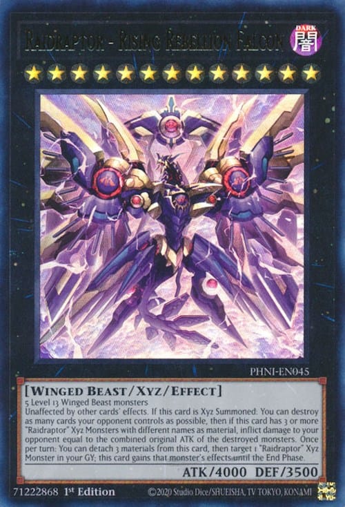 Raidraptor - Rising Rebellion Falcon [PHNI-EN045] Ultra Rare