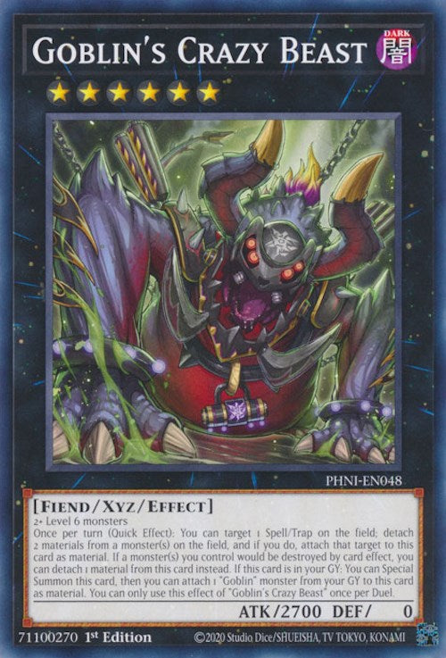 Goblin's Crazy Beast [PHNI-EN048] Common - Yugioh Cards For Your TCG Needs!