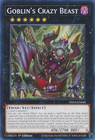 Goblin's Crazy Beast [PHNI-EN048] Common - Yugioh Cards For Your TCG Needs!