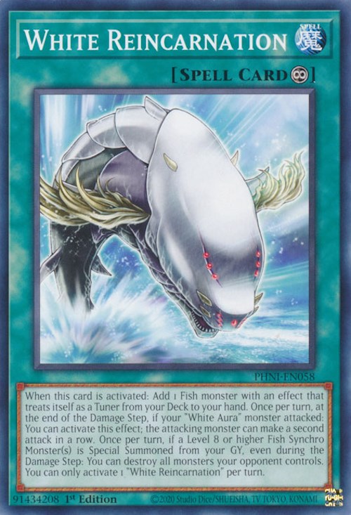 White Reincarnation [PHNI-EN058] Common - Yugioh Cards For Your TCG Needs!
