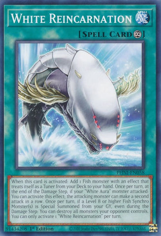 White Reincarnation [PHNI-EN058] Common - Yugioh Cards For Your TCG Needs!
