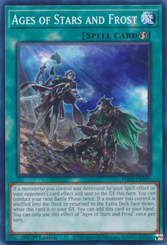 Ages of Stars and Frost [PHNI-EN059] Common - Yugioh Cards For Your TCG Needs!