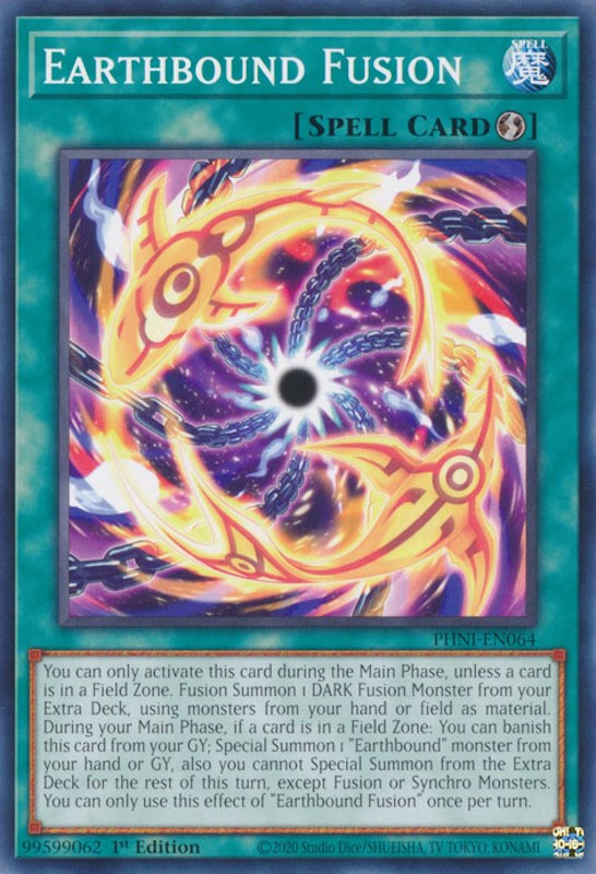 Earthbound Fusion [PHNI-EN064] Common - Yugioh Cards For Your TCG Needs!