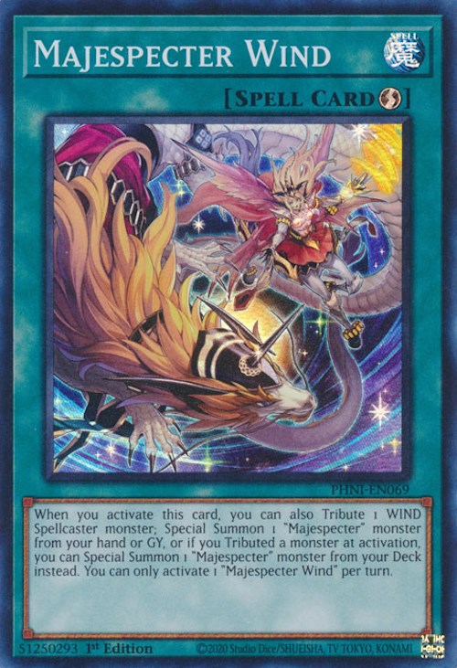 Majespecter Wind [PHNI-EN069] Super Rare - Yugioh Cards For Your TCG Needs!