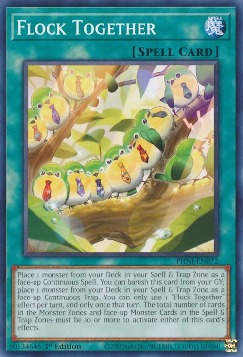 Flock Together [PHNI-EN072] Common - Yugioh Cards For Your TCG Needs!