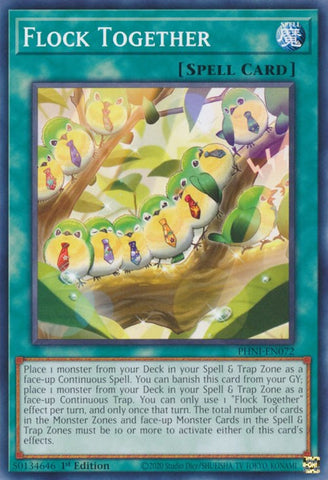 Flock Together [PHNI-EN072] Common - Yugioh Cards For Your TCG Needs!