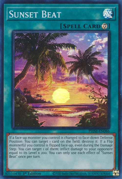 Sunset Beat [PHNI-EN086] Super Rare - Yugioh Cards For Your TCG Needs!