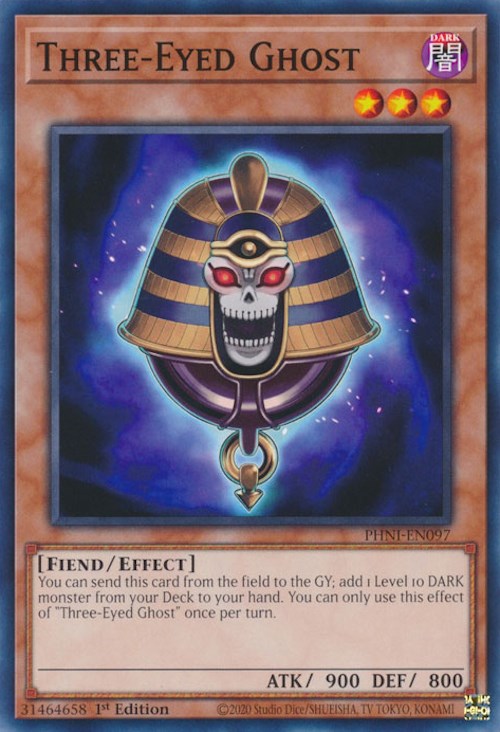 Three-Eyed Ghost [PHNI-EN097] Common - Yugioh Cards For Your TCG Needs!