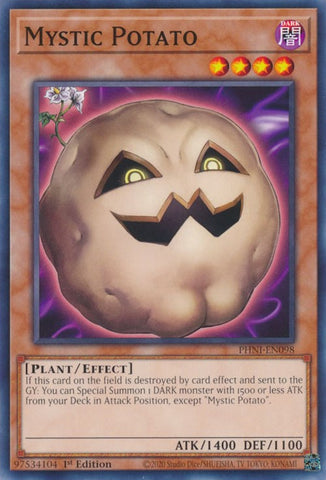 Mystic Potato [PHNI-EN098] Common - Yugioh Cards For Your TCG Needs!