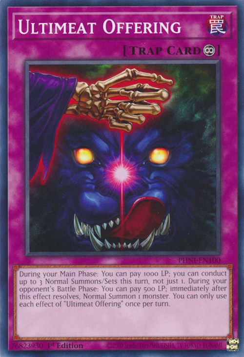 Ultimeat Offering [PHNI-EN100] Common - Yugioh Cards For Your TCG Needs!