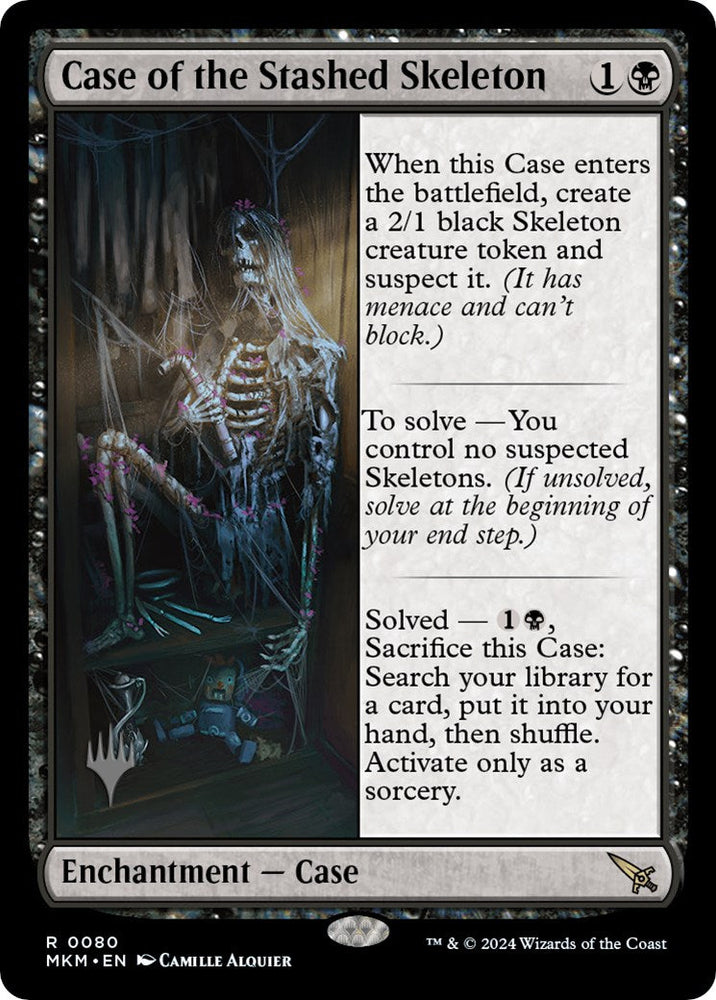 Case of the Stashed Skeleton (Promo Pack) [Murders at Karlov Manor Promos] Magic: The Gathering