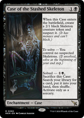 Case of the Stashed Skeleton (Promo Pack) [Murders at Karlov Manor Promos] Magic: The Gathering