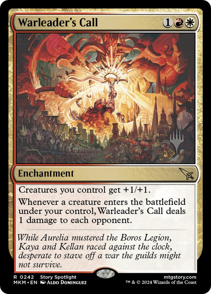 Warleader's Call (Promo Pack) [Murders at Karlov Manor Promos] Magic: The Gathering
