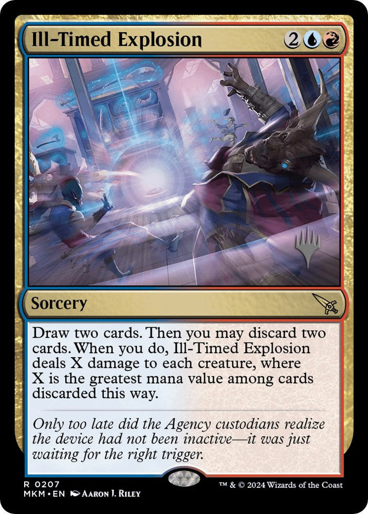 Ill-Timed Explosion (Promo Pack) [Murders at Karlov Manor Promos] Magic: The Gathering