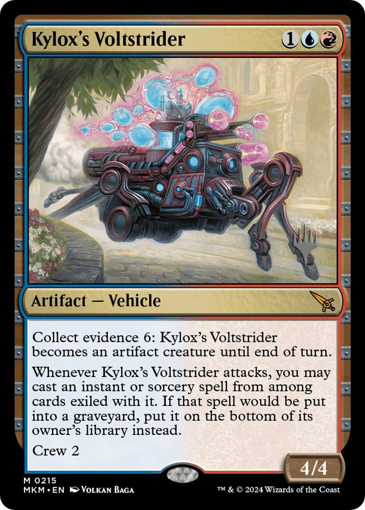 Kylox's Voltstrider (Promo Pack) [Murders at Karlov Manor Promos] Magic: The Gathering