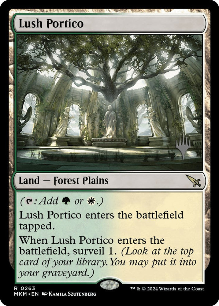 Lush Portico (Promo Pack) [Murders at Karlov Manor Promos] Magic: The Gathering