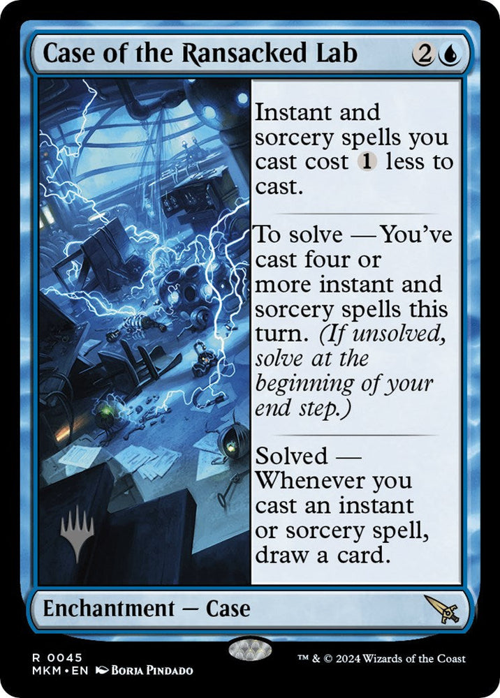 Case of the Ransacked Lab (Promo Pack) [Murders at Karlov Manor Promos] Magic: The Gathering