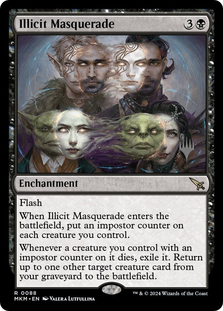 Illicit Masquerade (Promo Pack) [Murders at Karlov Manor Promos] Magic: The Gathering