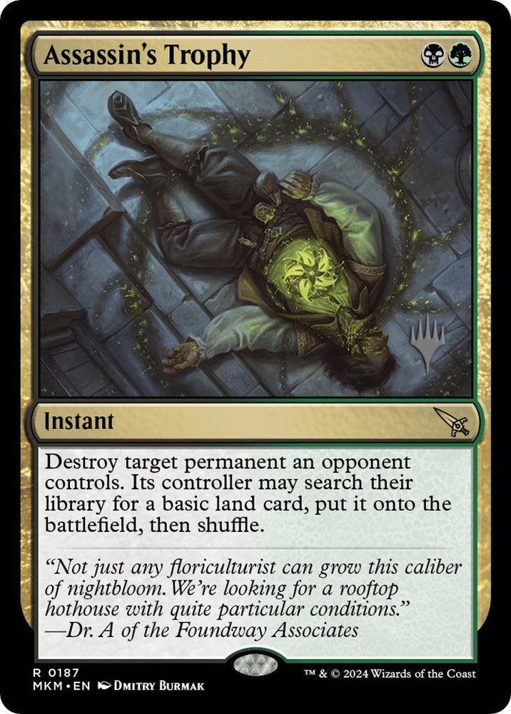 Assassin's Trophy (Promo Pack) [Murders at Karlov Manor Promos] Magic: The Gathering