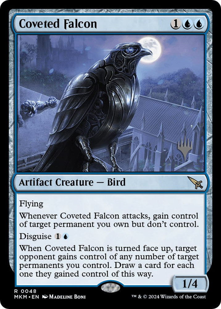 Coveted Falcon (Promo Pack) [Murders at Karlov Manor Promos] Magic: The Gathering