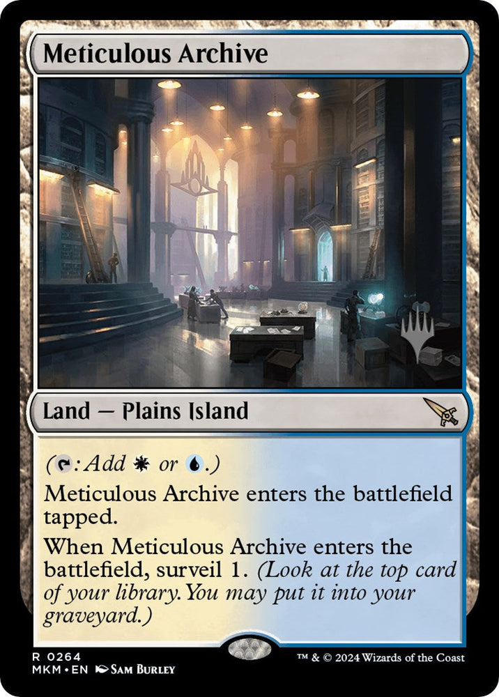 Meticulous Archive (Promo Pack) [Murders at Karlov Manor Promos] Magic: The Gathering