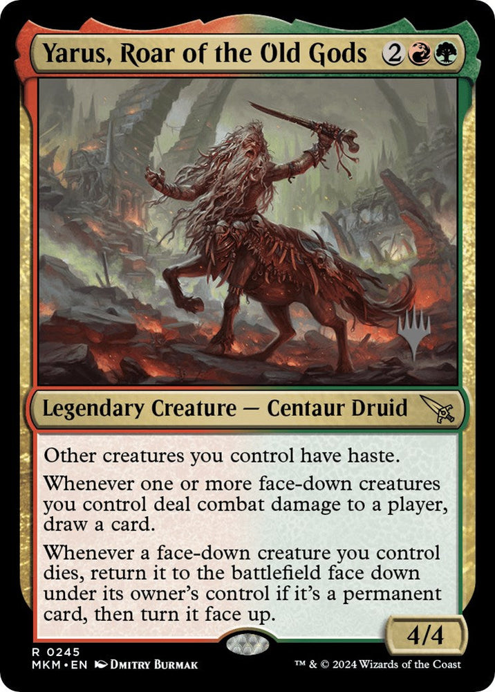 Yarus, Roar of the Old Gods (Promo Pack) [Murders at Karlov Manor Promos] Magic: The Gathering