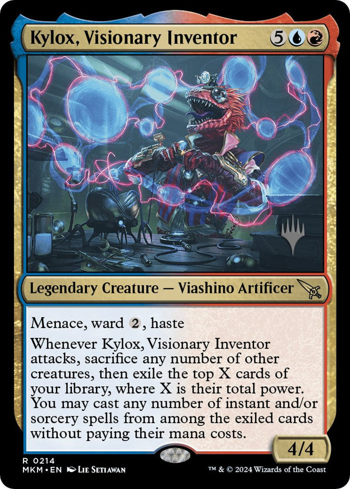 Kylox, Visionary Inventor (Promo Pack) [Murders at Karlov Manor Promos] Magic: The Gathering