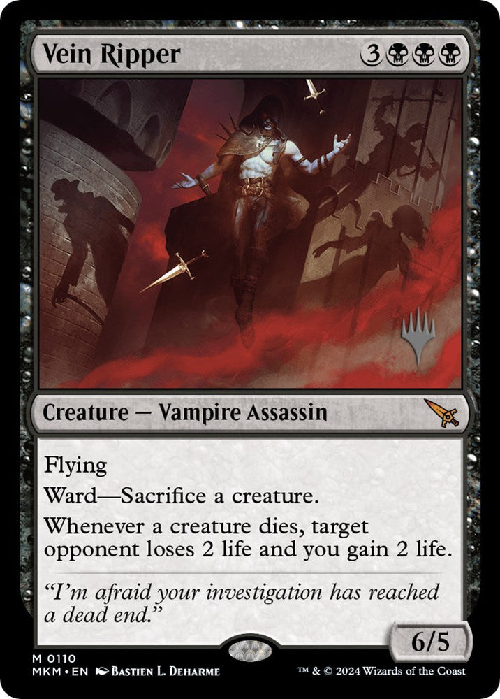 Vein Ripper (Promo Pack) [Murders at Karlov Manor Promos] Magic: The Gathering