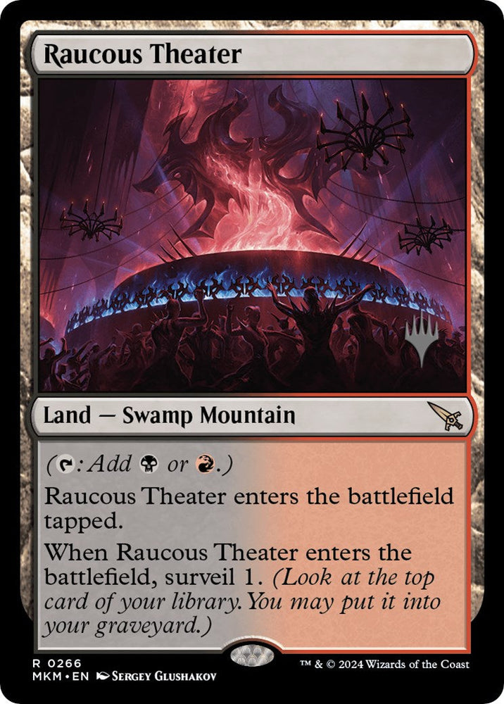 Raucous Theater (Promo Pack) [Murders at Karlov Manor Promos] Magic: The Gathering