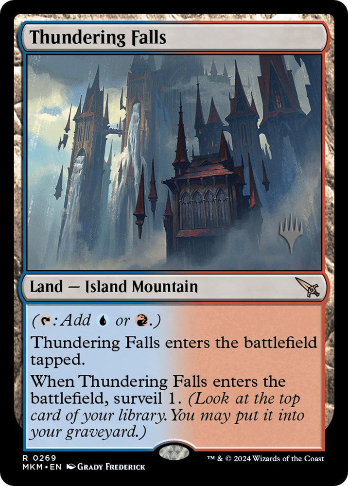 Thundering Falls (Promo Pack) [Murders at Karlov Manor Promos] Magic: The Gathering