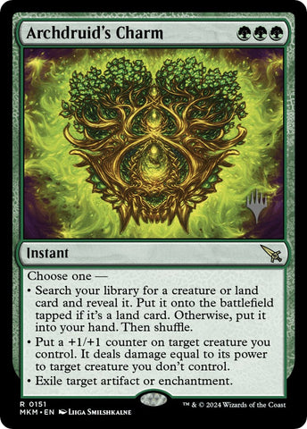 Archdruid's Charm (Promo Pack) [Murders at Karlov Manor Promos] Magic: The Gathering