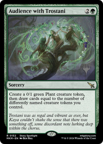 Audience with Trostani (Promo Pack) [Murders at Karlov Manor Promos] Magic: The Gathering