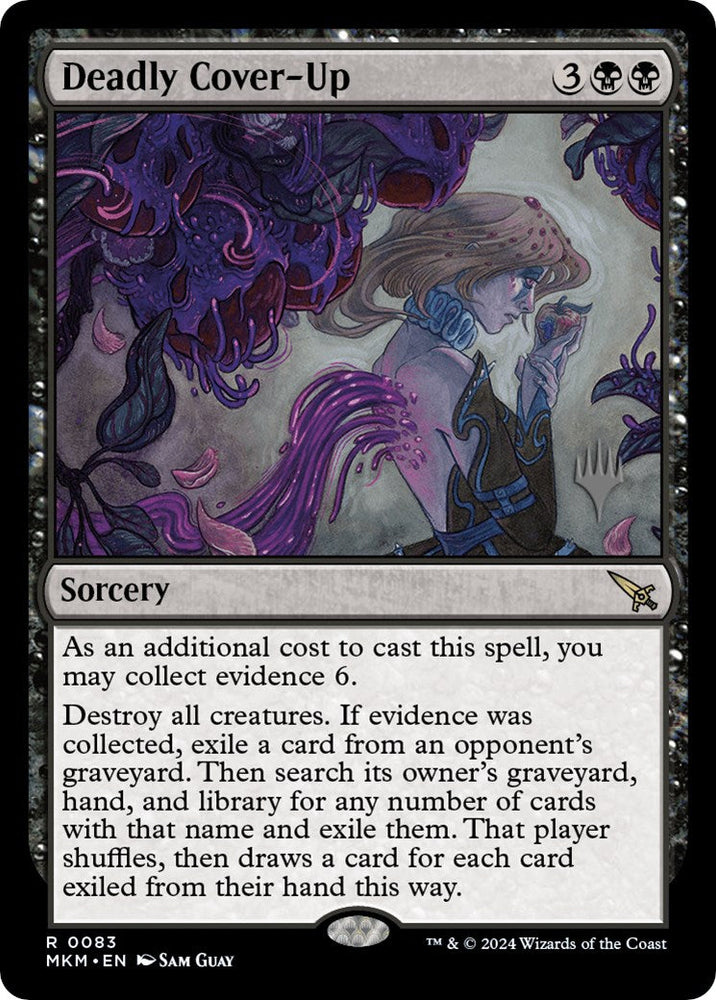 Deadly Cover-Up (Promo Pack) [Murders at Karlov Manor Promos] Magic: The Gathering
