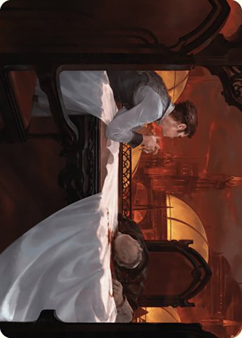 Expedited Inheritance Art Card [Murders at Karlov Manor Art Series] Magic: The Gathering